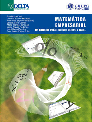 cover image of Matematica empresarial un enfoque practico con derive y excel